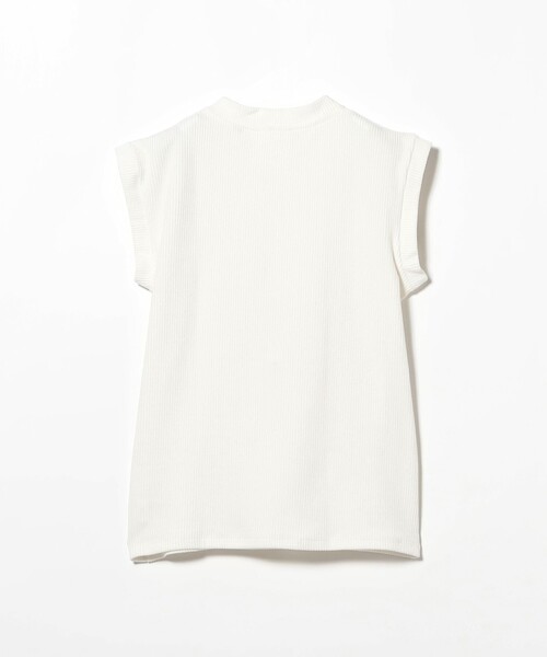 Demi-Luxe BEAMS(デミルクス ビームス)の「MAISON CORNICHON / スリーブレス Tシャツ(Tシャツ/カットソー・レディース・オフホワイト/ブラウン系その他4/ブラック・ONE SIZE)」の18枚目の写真