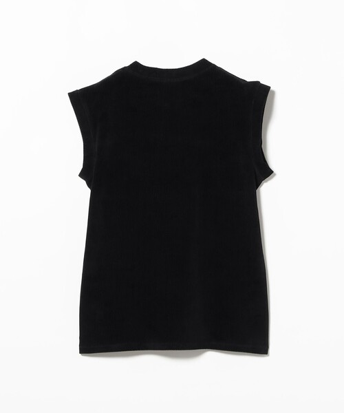 Demi-Luxe BEAMS(デミルクス ビームス)の「MAISON CORNICHON / スリーブレス Tシャツ(Tシャツ/カットソー・レディース・オフホワイト/ブラウン系その他4/ブラック・ONE SIZE)」の21枚目の写真