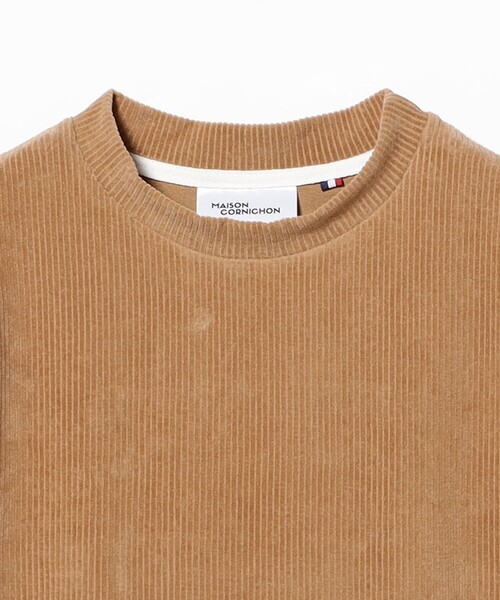 Demi-Luxe BEAMS(デミルクス ビームス)の「MAISON CORNICHON / スリーブレス Tシャツ(Tシャツ/カットソー・レディース・オフホワイト/ブラウン系その他4/ブラック・ONE SIZE)」の12枚目の写真