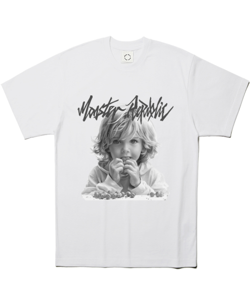 MONSTER REPUBLIC(モンスターリパブリック)の「ハッピーカイデンアッシュグレーTシャツホワイト(Tシャツ/カットソー・レディース・その他・LARGE/MEDIUM/SMALL/X-LARGE)」の2枚目の写真