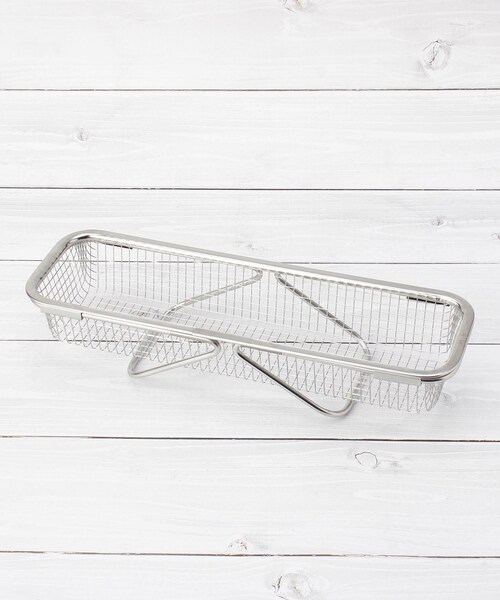 one'sterrace（ワンズテラス）の「オークス 水切りメッシュかご スリム（掃除グッズ・レディース・シルバー系8・99）」の2枚目の写真