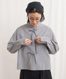 fig Ｌondon（フィグロンドン）の「ribbon shirt（シャツ/ブラウス）」