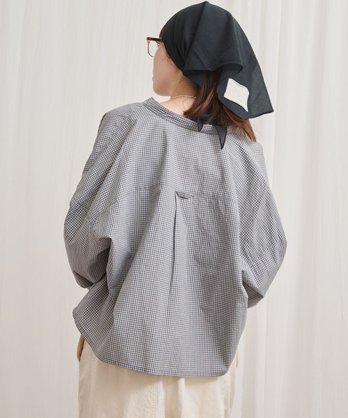 フィグロンドン　fig L London リボンシャツ ribbon shirt（シャツ/ブラウス）｜fig London（フィグロンドン）の