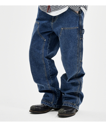 DOUBLE KNEE DENIM INDIGO