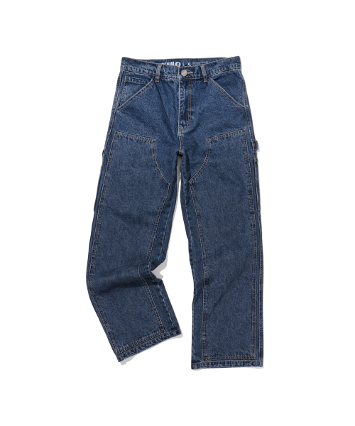 EXTRAORDINARY(エクストラオーディナリー)の「DOUBLE KNEE DENIM INDIGO(デニムパンツ・メンズ・その他・LARGE/MEDIUM/X-LARGE)」の2枚目の写真