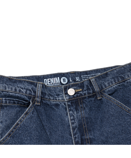 EXTRAORDINARY(エクストラオーディナリー)の「DOUBLE KNEE DENIM INDIGO(デニムパンツ・メンズ・その他・LARGE/MEDIUM/X-LARGE)」の4枚目の写真