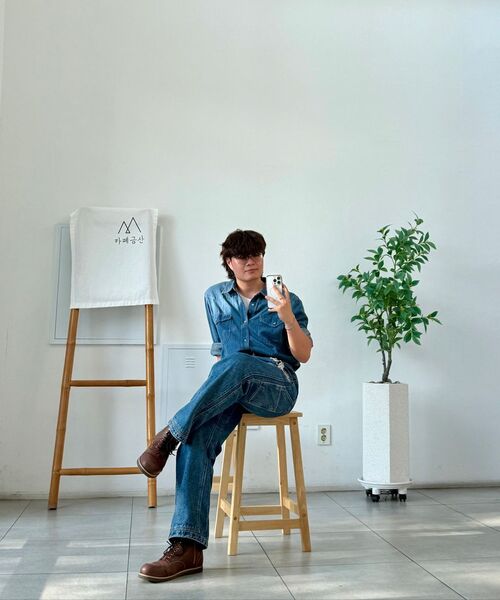 EXTRAORDINARY(エクストラオーディナリー)の「DOUBLE KNEE DENIM INDIGO(デニムパンツ・メンズ・その他・LARGE/MEDIUM/X-LARGE)」の13枚目の写真