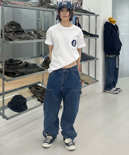 EXTRAORDINARY(エクストラオーディナリー)の「DOUBLE KNEE DENIM INDIGO(デニムパンツ・メンズ・その他・LARGE/MEDIUM/X-LARGE)」の15枚目の写真