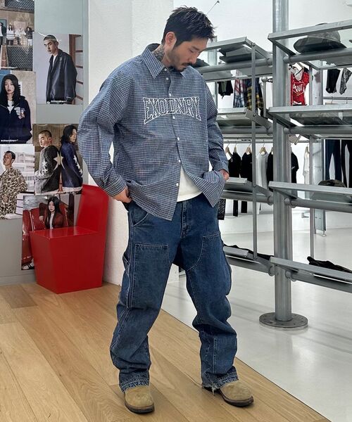 EXTRAORDINARY(エクストラオーディナリー)の「DOUBLE KNEE DENIM INDIGO(デニムパンツ・メンズ・その他・LARGE/MEDIUM/X-LARGE)」の20枚目の写真