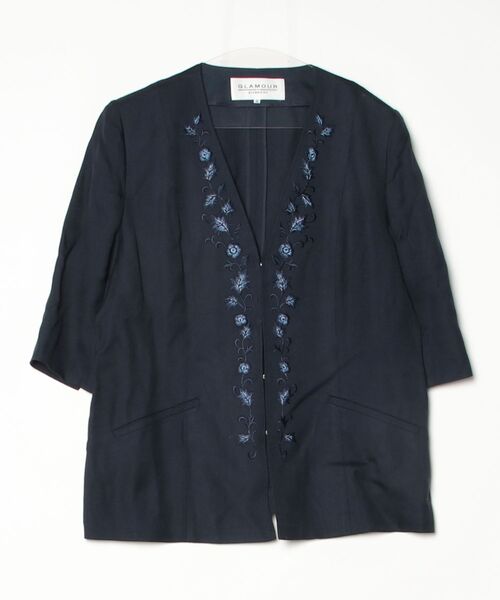 未使用品✨GIVENCHY ジバンシー ノーカラージャケット ブランド古着】ノーカラージャケット（ノーカラージャケット