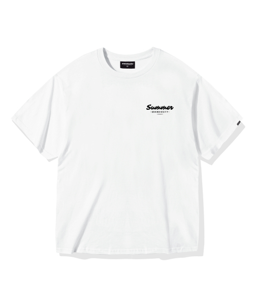 GRANDIOSITY(グランディオシティ)の「サマーグラフィックオーバーサイズ半袖Tシャツ(ホワイト)(Tシャツ/カットソー・メンズ・その他・FREE)」の2枚目の写真