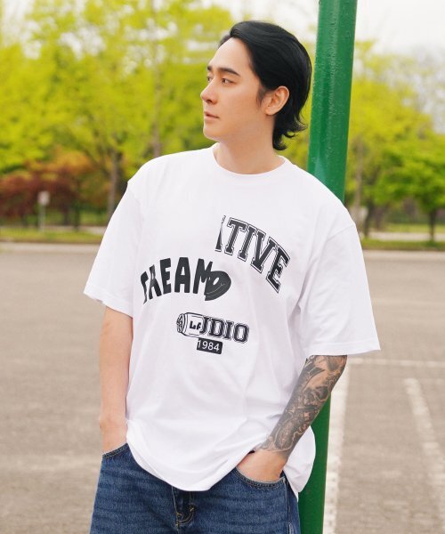 CREAM SODA LAB(クリームソーダラボ)の「1984クリエイティブ半袖Tシャツホワイトブラック(Tシャツ/カットソー・メンズ・その他・X-LARGE/XX-LARGE/MEDIUM/LARGE)」の3枚目の写真