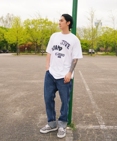 CREAM SODA LAB(クリームソーダラボ)の「1984クリエイティブ半袖Tシャツホワイトブラック(Tシャツ/カットソー・メンズ・その他・X-LARGE/XX-LARGE/MEDIUM/LARGE)」の6枚目の写真