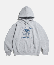 Bait Shop Heavyweight Hoodie Grey