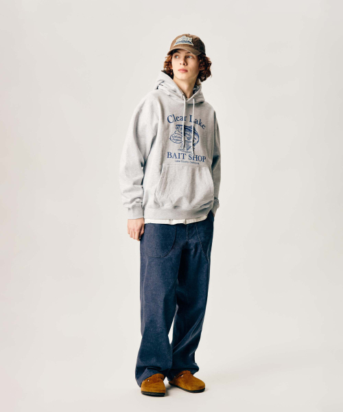 ESPIONAGE（エスピオナジ）の「Bait Shop Heavyweight Hoodie Grey（パーカー・メンズ・その他・MEDIUM/LARGE/X-LARGE）」の10枚目の写真