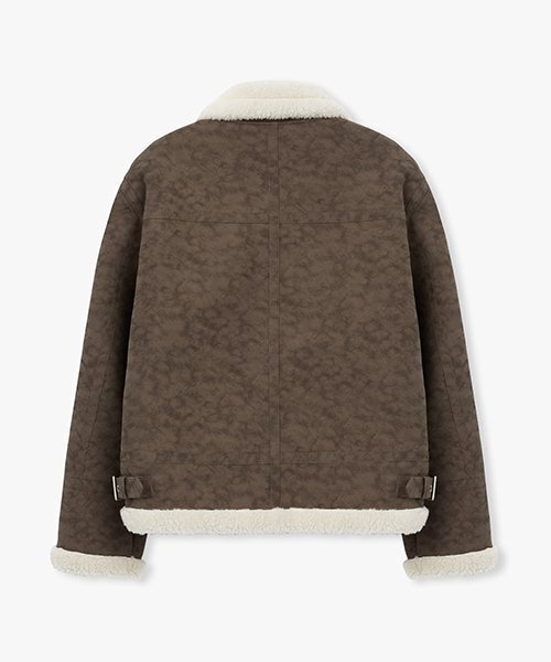 FABREGAT(ファブレガ)の「ヴィンテージスクラッチクロップムートン(ダークブラウン)(ムートンコート・メンズ・その他・2/3)」の2枚目の写真