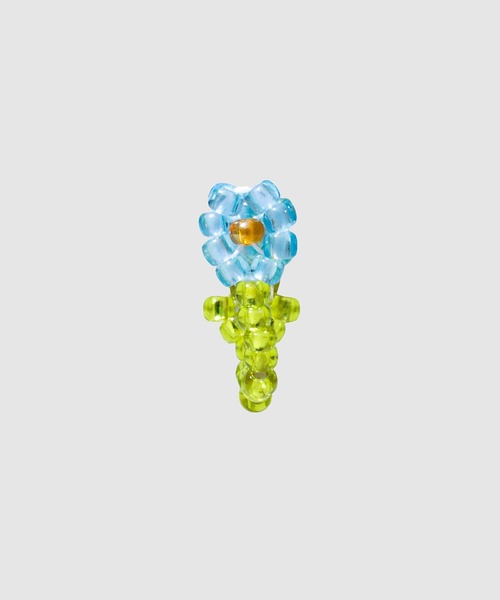 Pura Utz(プラ ウズ)の「Flor Huggie(ピアス(片耳用)・レディース・ブルー・ONE SIZE)」の4枚目の写真