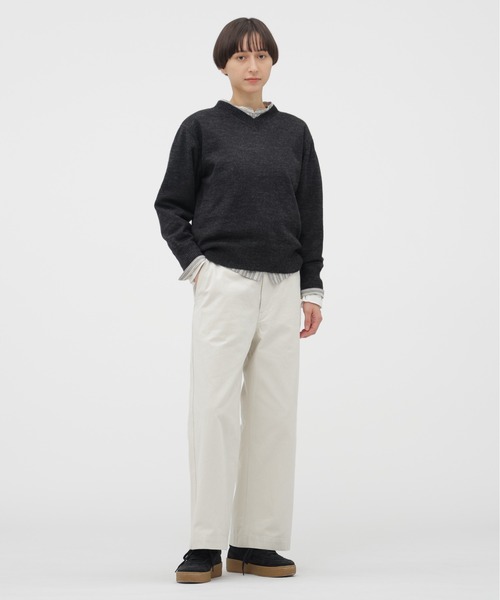 MHL.(エムエイチエル)の「ASH WOOL KNITWEAR(ニット/セーター・レディース・グレー系その他4/グリーン系その他6・2)」の3枚目の写真