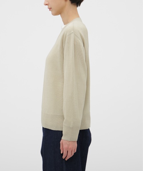 MHL.(エムエイチエル)の「ASH WOOL KNITWEAR(ニット/セーター・レディース・グレー系その他4/グリーン系その他6・2)」の9枚目の写真