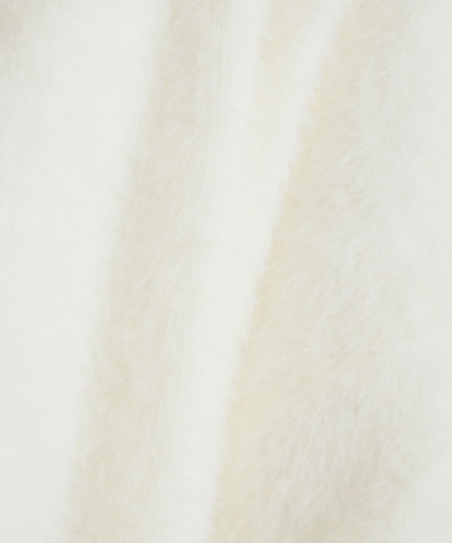 couture brooch(クチュールブローチ)の「【前後2WAY】Springフェザーカーデトップス(カーディガン/ボレロ・レディース・ブラウン系その他/サックスブルー/オフホワイト/パープル・36/38/42)」の10枚目の写真