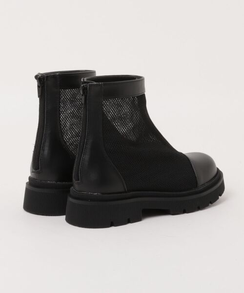 Parade(パレード)の「【厚底】トゥキャップメッシュブーツ CT7926(ブーツ・レディース・ブラック・S/M/L/LL)」の2枚目の写真
