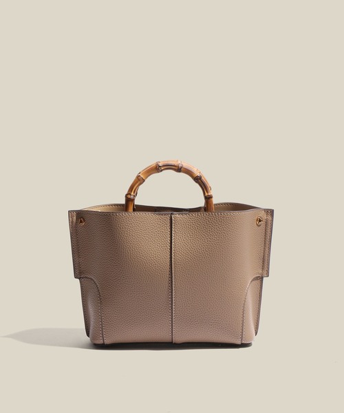 ROPE'（ロペ）の「【E'POR】BAMBOO BAG Mini/超軽量・26SS（ハンドバッグ・レディース・オフホワイト/ベージュ系その他2/ブラック系その他2・FREE）」の6枚目の写真