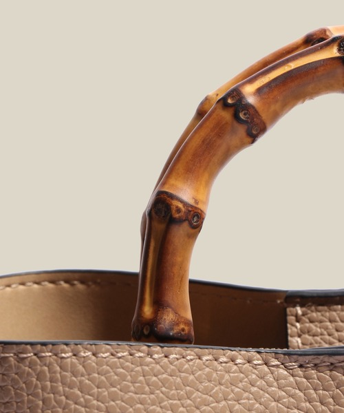 ROPE'（ロペ）の「【E'POR】BAMBOO BAG Mini/超軽量・26SS（ハンドバッグ・レディース・オフホワイト/ベージュ系その他2/ブラック系その他2・FREE）」の12枚目の写真