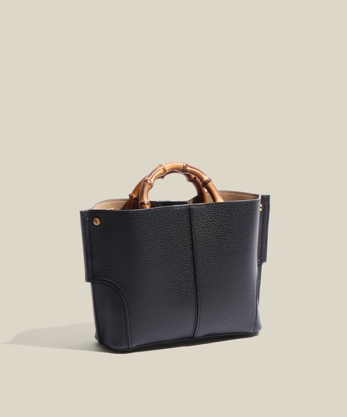 ROPE'（ロペ）の「【E'POR】BAMBOO BAG Mini/超軽量・26SS（ハンドバッグ・レディース・オフホワイト/ベージュ系その他2/ブラック系その他2・FREE）」の19枚目の写真