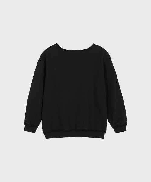ALKI ALKA(アルキアルカ)の「Star Off-shoulder Sweatshirt (Black)(スウェット・レディース・ブラック・FREE)」の6枚目の写真