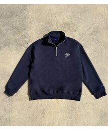NY HALF ZIP-UP (NAVY)