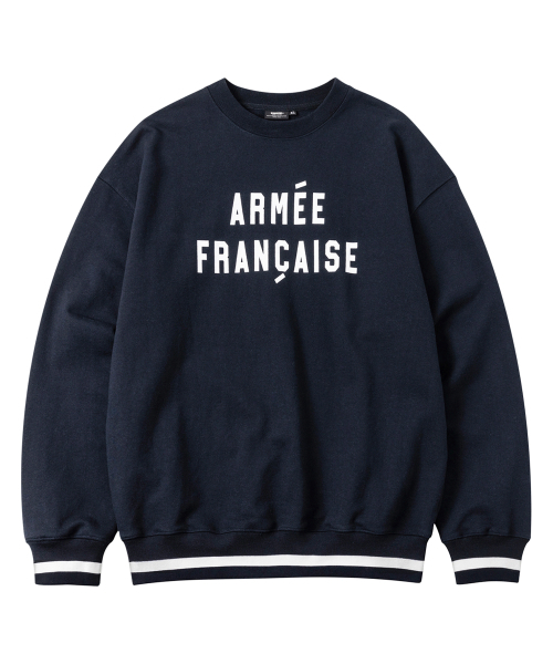 KANEITEI(カネイテイ)の「ARMEE FRANCAISE CREWNECK (NAVY)(スウェット・レディース・その他・SMALL/MEDIUM/LARGE/X-LARGE)」の1枚目の写真