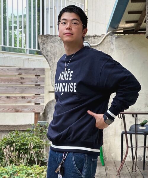 KANEITEI(カネイテイ)の「ARMEE FRANCAISE CREWNECK (NAVY)(スウェット・レディース・その他・SMALL/MEDIUM/LARGE/X-LARGE)」の16枚目の写真