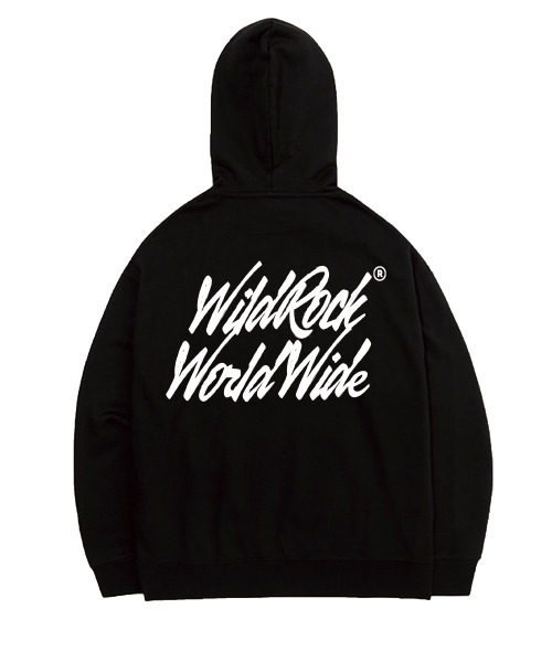WILDROCK(ワイルドロック)の「ワールドワイド フードパーカー_ブラック(パーカー・レディース・その他・LARGE/MEDIUM/SMALL)」の4枚目の写真