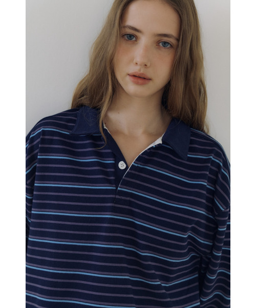 MAGNET ARCHIVE(マグネット アーカイブ)の「Park Pique Shirt (Navy)(ポロシャツ・レディース・その他・FREE)」の3枚目の写真
