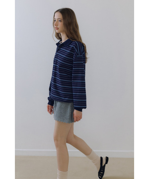 MAGNET ARCHIVE(マグネット アーカイブ)の「Park Pique Shirt (Navy)(ポロシャツ・レディース・その他・FREE)」の5枚目の写真