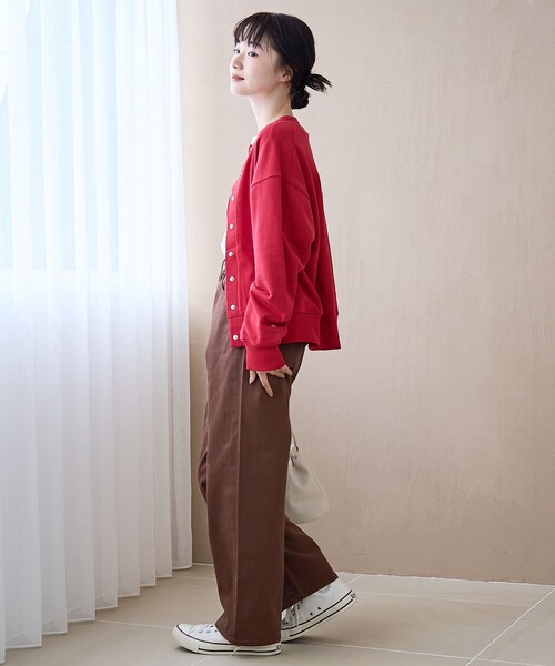 coen（コーエン）の「【スプリングカラー】ストレートカラーデニムパンツ（デニムパンツ・レディース・ブラウン/ライトピンク/ナチュラル・L/M/S）」の10枚目の写真