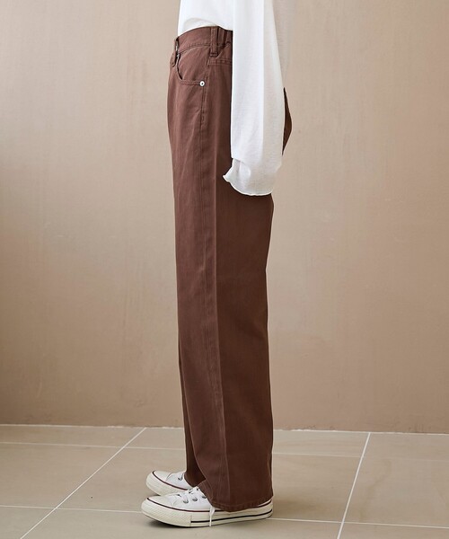 coen（コーエン）の「【スプリングカラー】ストレートカラーデニムパンツ（デニムパンツ・レディース・ブラウン/ライトピンク/ナチュラル・L/M/S）」の22枚目の写真