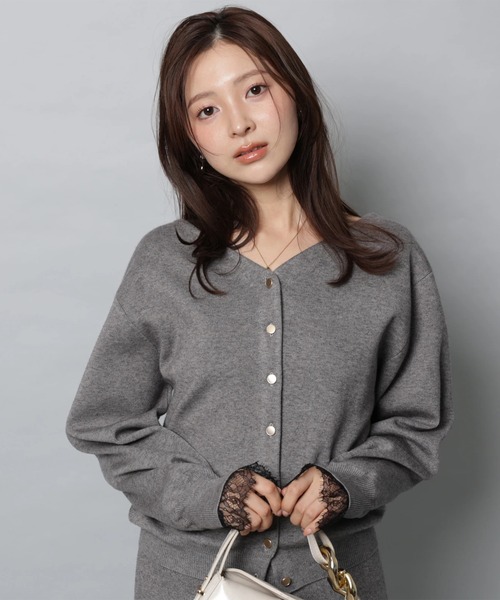 新品タグ付 Apuweiser-riche 編み上げ2wayニット Apuweiser-riche - 新品タグ付 Apuweiser-riche 編み上げ2wayニットの