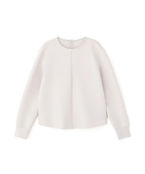 human woman（ヒューマンウーマン）の「◆ダンボールクルーネックプルオーバー（Tシャツ/カットソー・レディース・ベージュ系その他2/ネイビー・MEDIUM）」の8枚目の写真