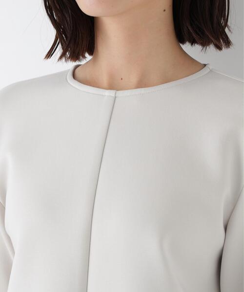 human woman（ヒューマンウーマン）の「◆ダンボールクルーネックプルオーバー（Tシャツ/カットソー・レディース・ベージュ系その他2/ネイビー・MEDIUM）」の14枚目の写真