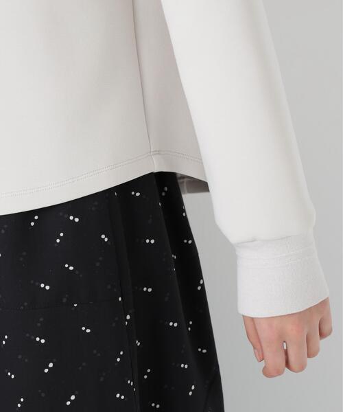 human woman（ヒューマンウーマン）の「◆ダンボールクルーネックプルオーバー（Tシャツ/カットソー・レディース・ベージュ系その他2/ネイビー・MEDIUM）」の16枚目の写真