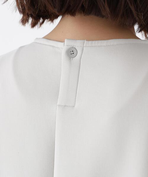 human woman（ヒューマンウーマン）の「◆ダンボールクルーネックプルオーバー（Tシャツ/カットソー・レディース・ベージュ系その他2/ネイビー・MEDIUM）」の17枚目の写真