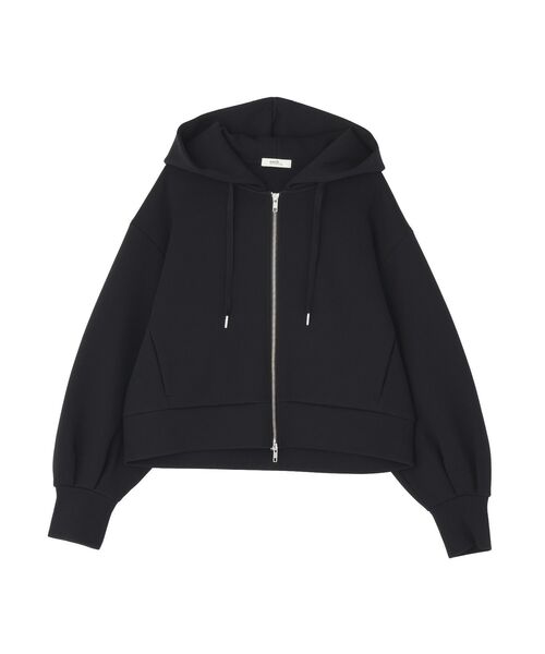 earth music&ecology（アースミュージックアンドエコロジー）の「エアもちフーディブルゾン（パーカー・レディース・杢グレー/アイボリー/ブラック・FREE）」の12枚目の写真