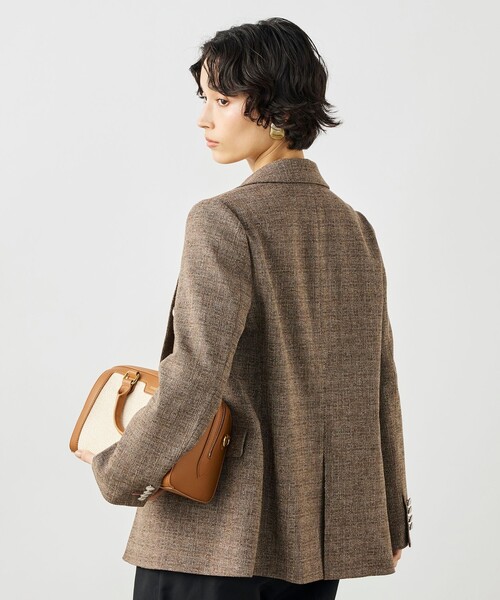 NOLLEY’S（ノーリーズ）の「ブッチャーダブルジャケット（テーラードジャケット・レディース・ブラウン・38）」の7枚目の写真