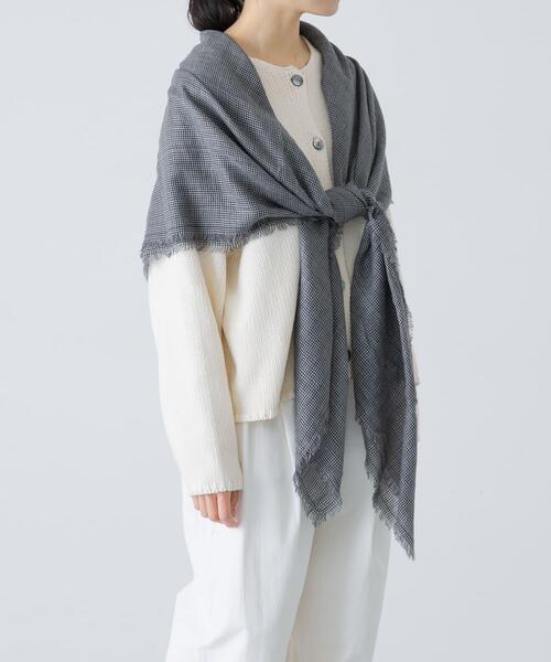 かぐれ（カグレ）の「チェックスクエアストール（ストール/ショール