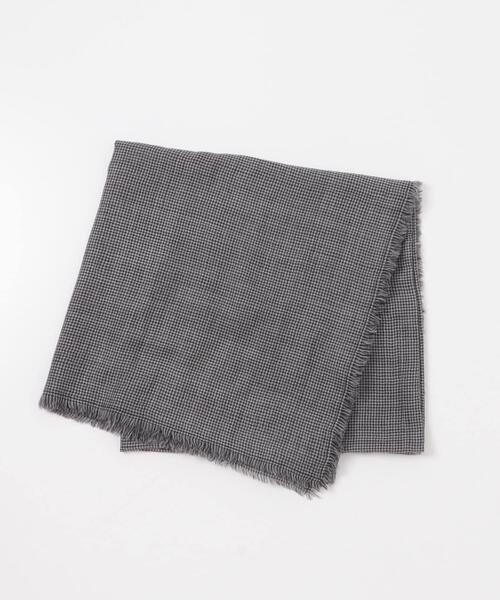 かぐれ(カグレ)の「チェックスクエアストール(ストール/ショール・レディース・グレー/グレー系その他・FREE)」の6枚目の写真