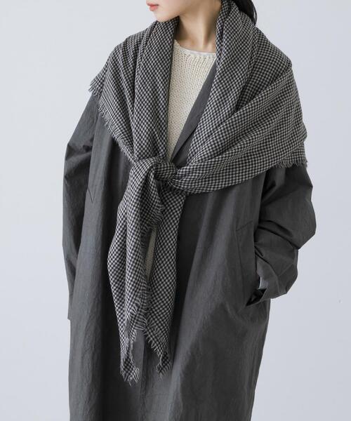 かぐれ（カグレ）の「チェックスクエアストール（ストール/ショール