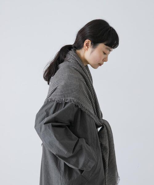 かぐれ（カグレ）の「チェックスクエアストール（ストール/ショール