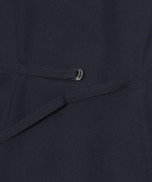 URBAN RESEARCH ROSSO WOMEN（アーバンリサーチ　ロッソ）の「『WEB/一部店舗限定』『SHORT/TALLサイズあり』ペプラムジレ+テーパードパンツ（セットアップ・レディース・ネイビー/ホワイト系その他/ブラック・38/SHORT/36/TALL）」の12枚目の写真