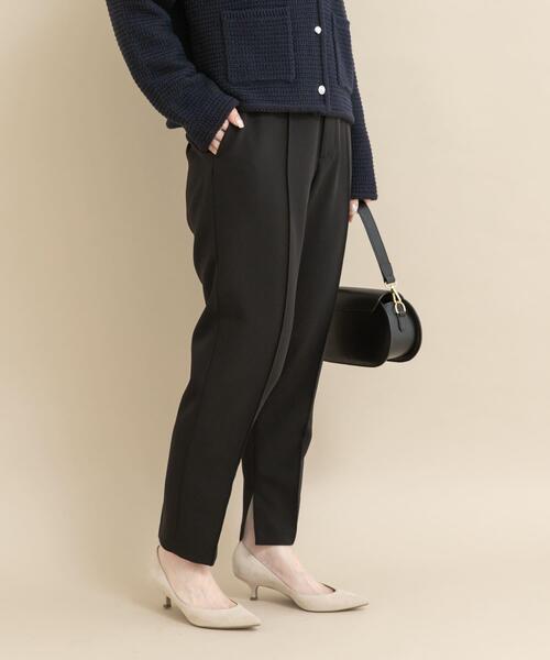 URBAN RESEARCH ROSSO WOMEN（アーバンリサーチ　ロッソ）の「『WEB/一部店舗限定』『SHORT/TALLサイズあり』ペプラムジレ+テーパードパンツ（セットアップ・レディース・ネイビー/ホワイト系その他/ブラック・38/SHORT/36/TALL）」の15枚目の写真